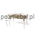 Nowoczesne biurko skandynawskie Antrax XAR-D2-8 120x80 cm