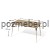 Nowoczesne biurko skandynawskie Antrax XAR-D3-8 140x80 cm