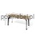 Nowoczesne biurko loftowe Antrax XAR-S4-7 160x70 cm