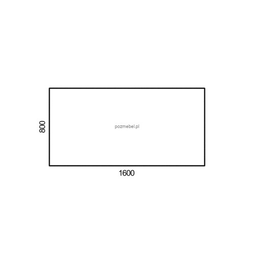Wymiar blatu XAR-S4-8 160x80 cm