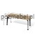 Nowoczesne biurko loftowe Antrax XAR-S5-8 180x80 cm