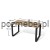 Nowoczesne biurko na płozach Antrax XAR-Fo3-7 140x70 cm