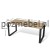 Nowoczesne biurko na płozach Antrax XAR-Fo5-8 180x80 cm