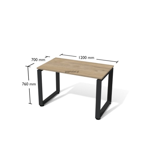 Nowoczesne biurko ramowe Antrax XAR-F2-7 120x70 cm