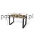 Nowoczesne biurko ramowe Antrax XAR-F2-7 120x70 cm