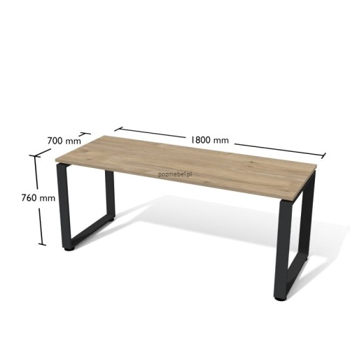 Nowoczesne biurko ramowe Antrax XAR-F5-7 180x70 cm