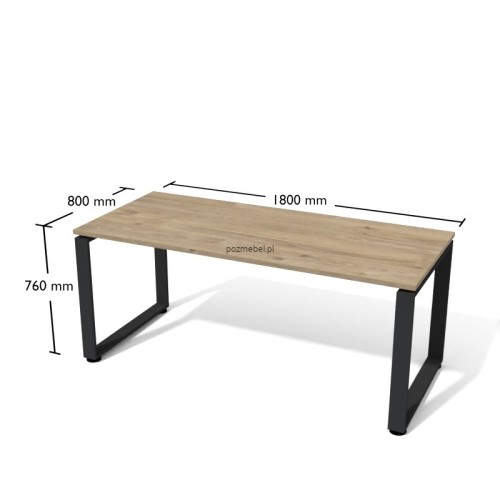 Nowoczesne biurko ramowe Antrax XAR-F5-8 180x80 cm