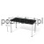 Biurko proste Antrax Wgb3-7 140x70 cm White Graph
