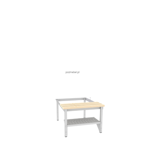 Podstawa ekonomiczna z siedziskiem i półką na buty P 323 W + PP 323 W Malow (szer. 60 cm)