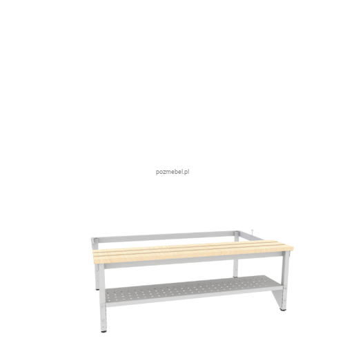Podstawa ekonomiczna z siedziskiem i półką na buty P 433 W + PP 433 W Malow (szer. 120 cm)