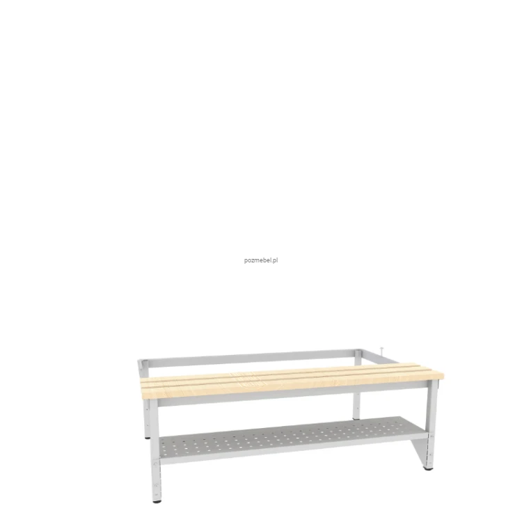 Podstawa ekonomiczna z siedziskiem i półką na buty P 433 W + PP 433 W Malow (szer. 120 cm)