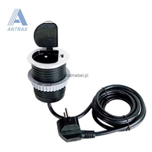 Mp2 230v+usb – gniazdo 230v wraz z ładowarką usb do biurek