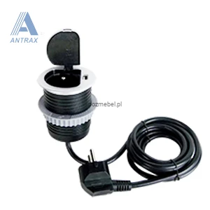 Mp2 230v+usb – gniazdo 230v wraz z ładowarką usb do biurek