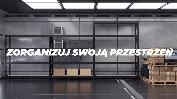 Błyskawiczny montaż bezśrubowy regału Mega-Met. Sprawdź ofertę Pozmebel.pl z szybką wysyłką.