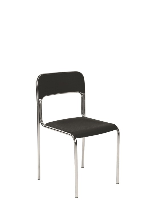 Krzesło konferencyjne CORTINA – plastikowe krzesło biurowe sztaplowane
