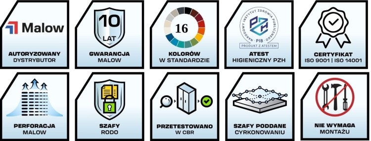 Certyfikat szaf typu L