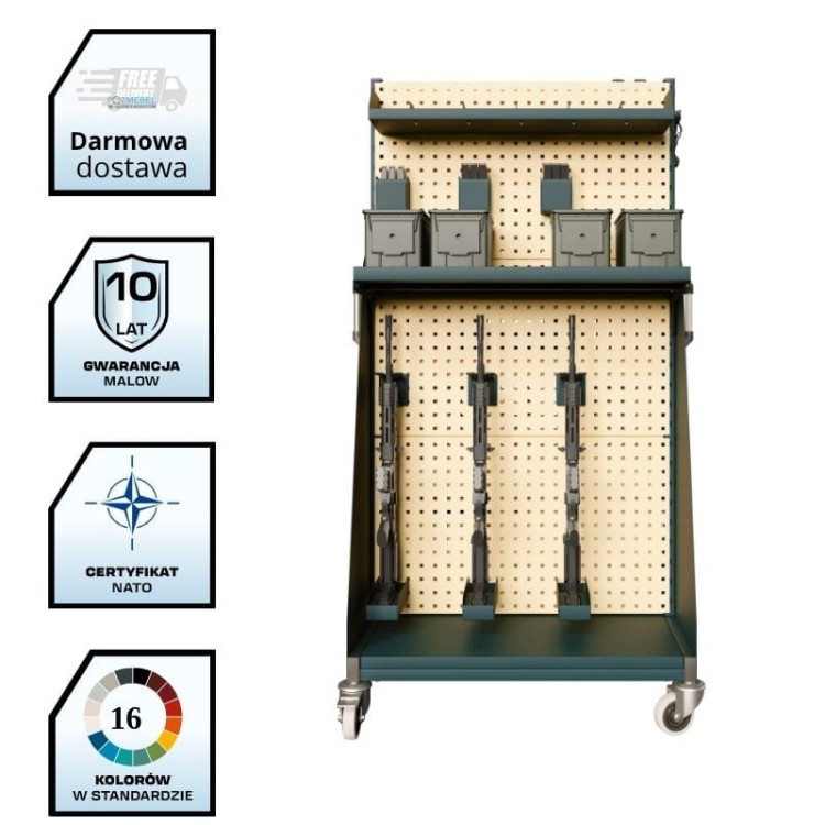 wozek-transportowy-do-przechowywania-uzbrojenia-i-wyposażenia-drużyny-wqst-3-Malow-darmowa-dostawa-certyfikaty-atesty-wozek-na-3-druzyny