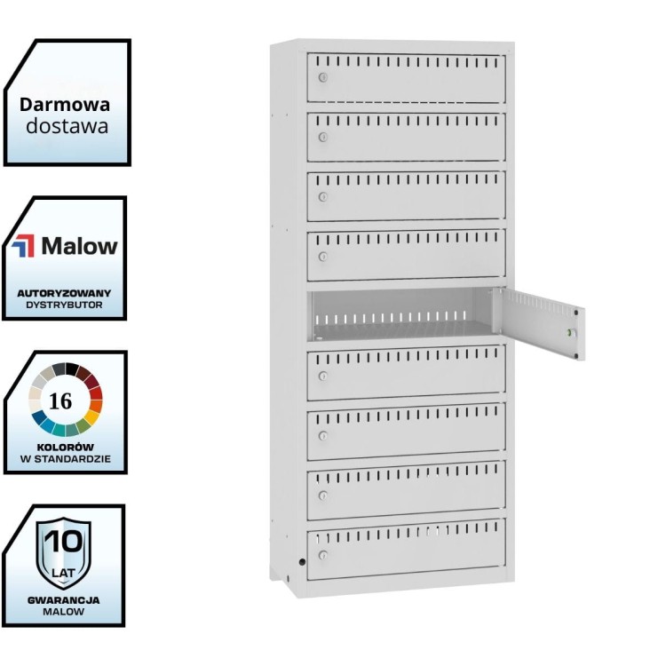 Szafka do ładowania akumulatorów rowerowych PCS M5109 – wisząca z darmową dostawą