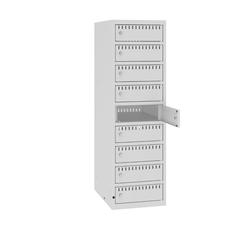 Otwarta szafka do ładowania akumulatorów rowerowych PCS M5109 – stojąca