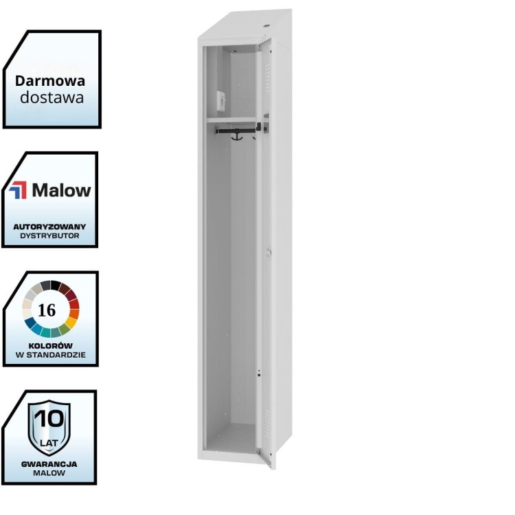 Szafa socjalna ubraniowa MSum 310v z gniazdem elektrycznym z darmową dostawą