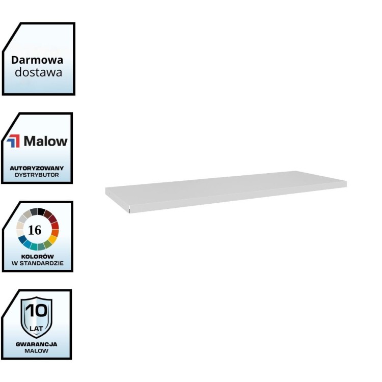 Zwykła półka do szaf z drzwiami chowanymi i żaluzjowymi o szer. 100 cm z darmową dostawą