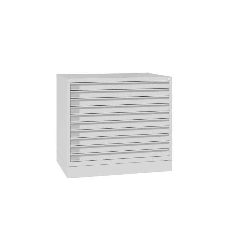 Szafa do przechowywania rysunków i map na podstawa do szafy SRM 101 i SRM 201 – metalowy cokół do szaf na rysunki Malow z darmową dostawą