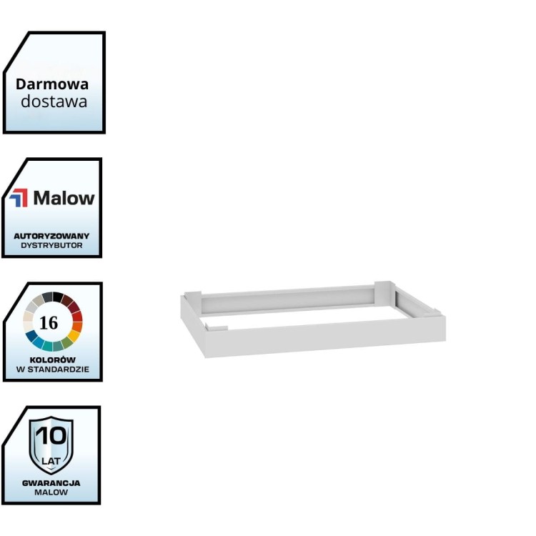Podstawa do szafy SRM 101 i SRM 201 – metalowy cokół do szaf na rysunki Malow z darmową dostawą