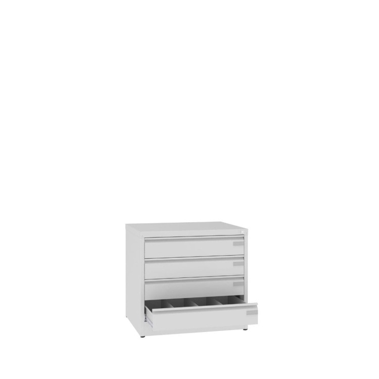 Otwarta szafka kartoteczna metalowa A6 SZK 103 - 4 szufladowa z darmową dostawą