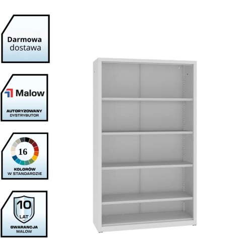 Wysoki regał metalowy zamknięty na segregatory A4 RZ 212 LX – 1200 mm z darmową dostawą