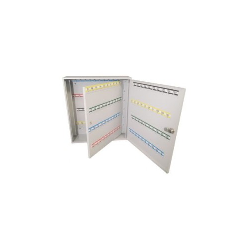 Otwarta szafka na klucze SK 160 popielata RAL 7035 Leomar – metalowa na 160 kluczy