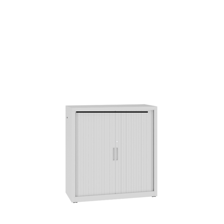 Zamknięta szafa aktowa metalowa żaluzjowa SBM 105 M LX Malow – niska szafa na segregatory 60 cm / 26 segregatorów