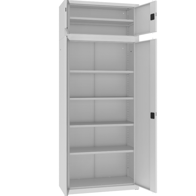 Otwarta szafa aktowa z nadstawką SBM