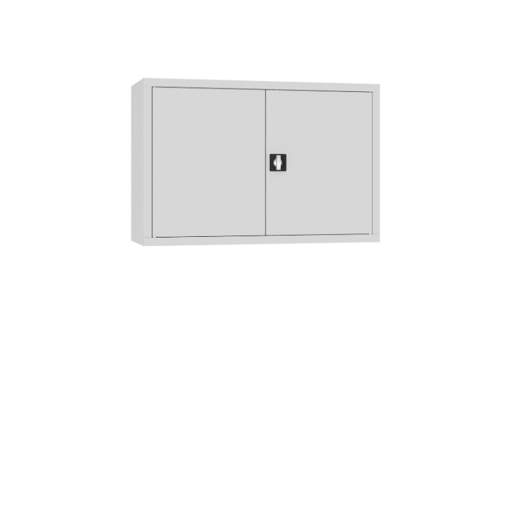 Zamknięta wysoka nadstawka metalowa z drzwiami skrzydłowymi SBM 804 M LX Malow – do szaf 120 cm / 32 segregatory