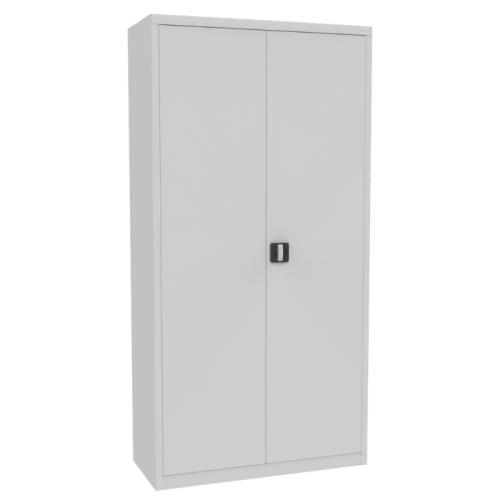 Zamknięta metalowa szafa aktowa z drzwiami chowanymi SBM 210 Malow – szafa na segregatory 65 segregatorów