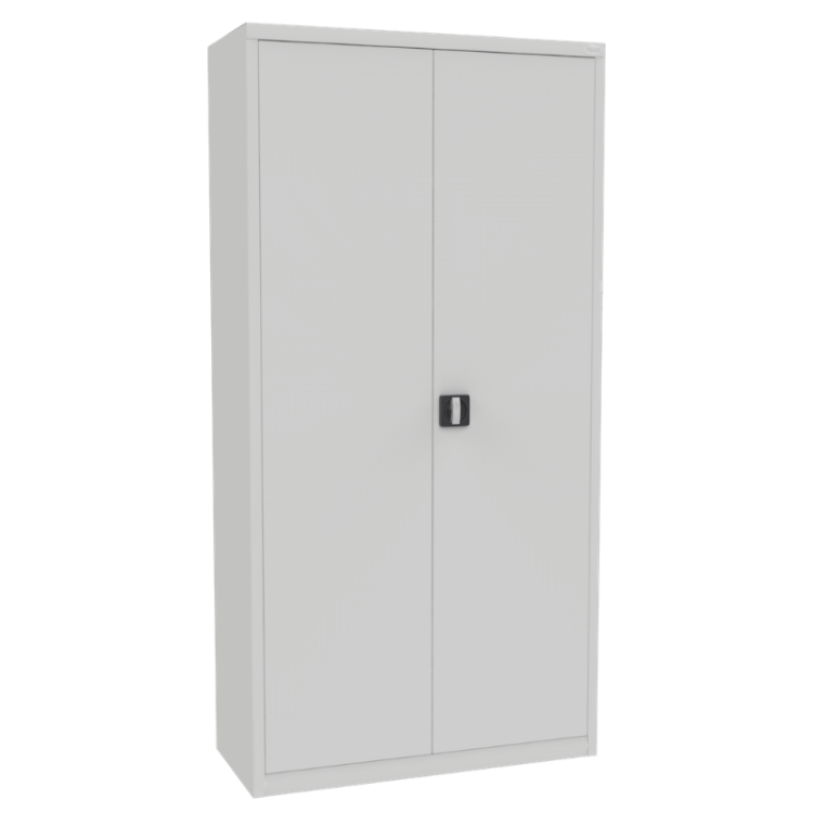 Zamknięta metalowa szafa aktowa z drzwiami chowanymi SBM 210 Malow – szafa na segregatory 65 segregatorów