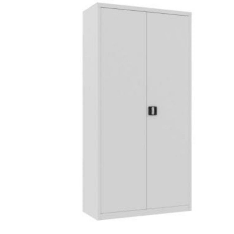 Zamknięta metalowa szafa aktowa z drzwiami chowanymi SBM 211 Malow – szafa archiwizacyjna na segregatory 65 segregatorów