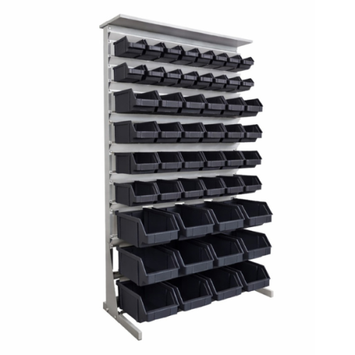 Stojak warsztatowy jednostronny stacjonarny Leomar SJ AI 3/AII 4/AIII 2 – 52 pojemniki z darmową dostawą