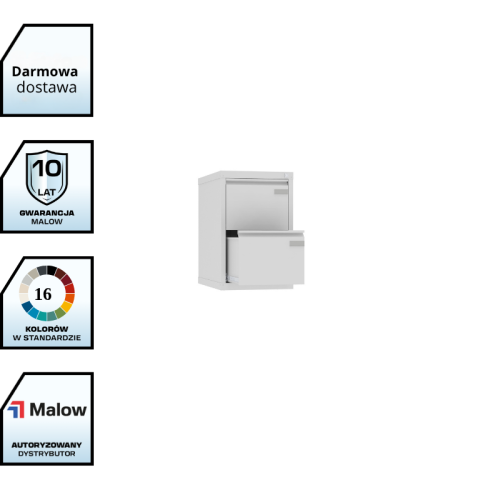 Nadstawka do szaf kartotekowych NSZK 101 Malow A4 – 2 szuflady z darmową dostawą