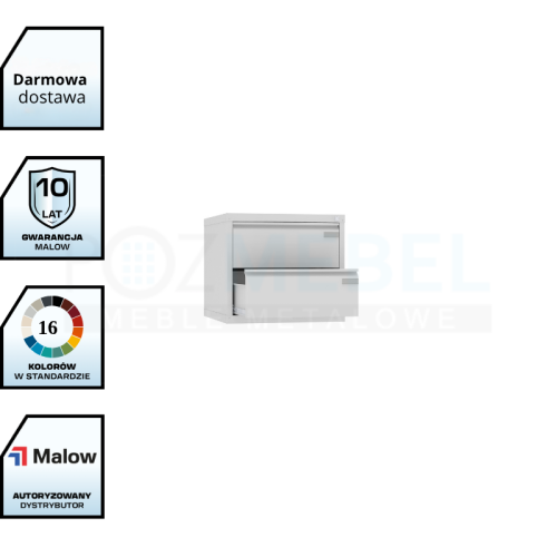 Nadstawka do szaf kartotekowych NSZK 318/2 Malow B5 – 2 szuflady z darmową dostawą