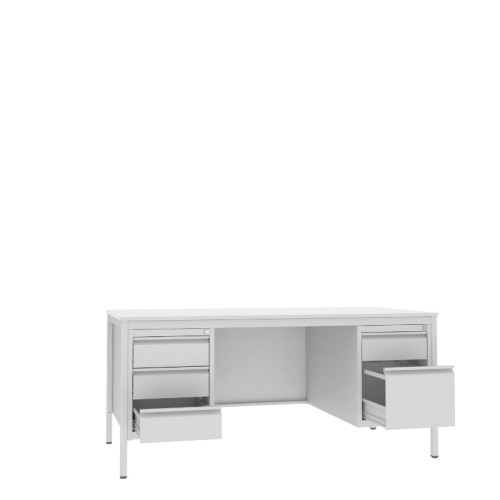 Otwarta biurko lekarskie BIM 055 st 740x1600x800 mm Malow z 2 kontenerkami i szufladą A4 z darmową dostawą