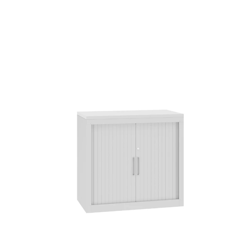 Zamknięta metalowa szafka przybiurkowa SBM 701 M Malow 740x800x435 mm – drzwi żaluzjowe z darmową dostawą