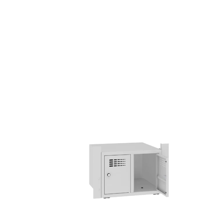 Otwarta szafka na buty metalowa SNB 323W Malow – modułowa szafka do szatni pracowniczej z darmową dostawą