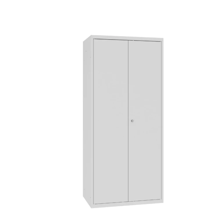 Zamknięta szeroka metalowa szafa gospodarcza MSU 80 z półkami 1800x800x500 mm z darmową dostawą