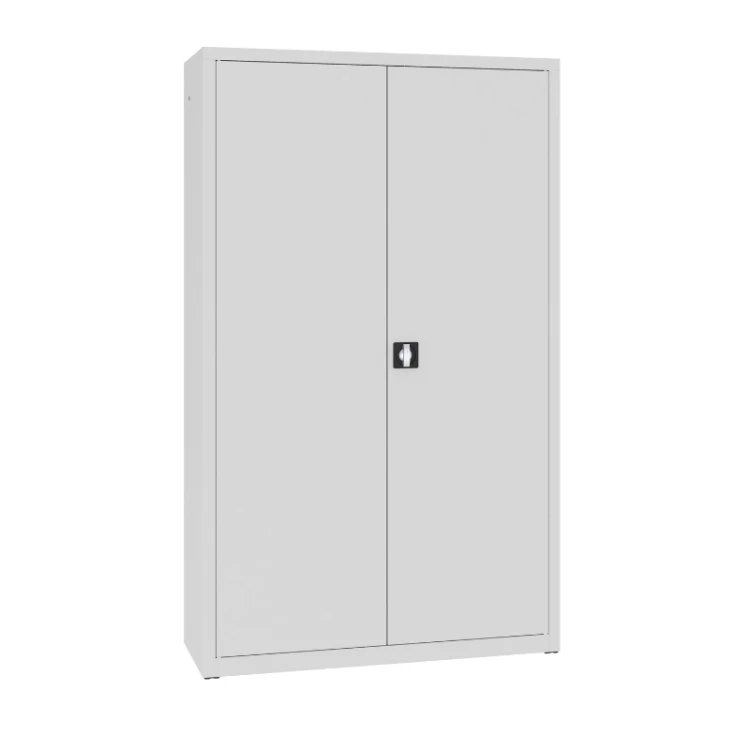 Zamknięta popielata szafa biurowa SBM 212 M RAL 7035 Malow od ręki