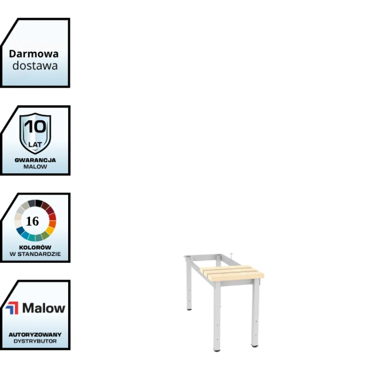 Podstawa ekonomiczna z siedziskiem P 313 W Malow do szafy socjalnej 30 cm z darmowa dostawa