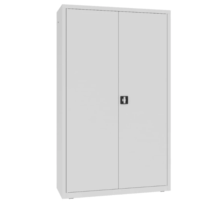 Zamknięta szafa warsztatowa LMSW 212g Malow 1990x1200x435 mm – wysoka szeroka szafa metalowa z 2 drzwiami i 4 półkami z darmową dostawą