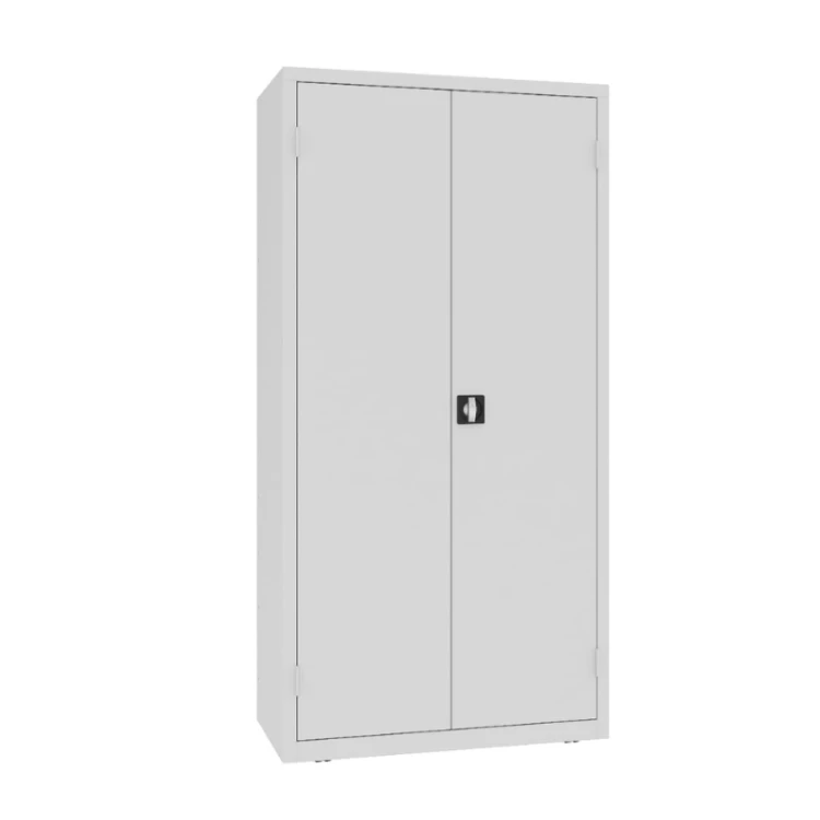 Zamknięta szafa warsztatowa narzędziowa MSW210/5-18 Malow 1990x1000x500 mm – wysoka szafa metalowa z 2 półkami, blokiem 2 szuflad i ścianką narzędziową z darmową dostawą