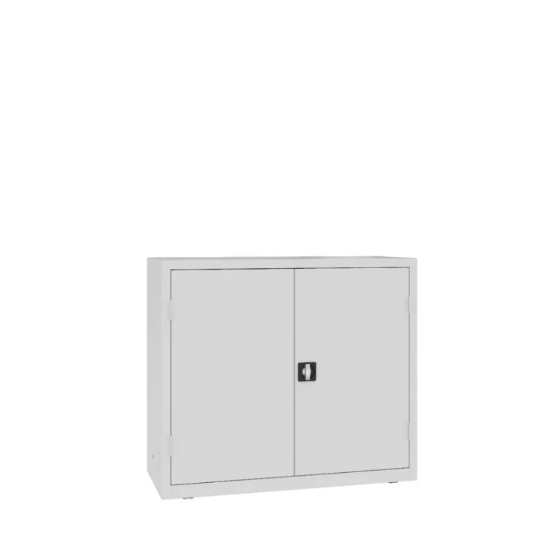 Zamknięta szafa warsztatowa dzielona MSW112/5-15 Malow 1040x1200x500 mm – niska szeroka szafa metalowa z 2 półkami i blokiem 10 szuflad z darmową dostawą