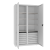 Otwarta szafa warsztatowa dzielona MSW212/5-30 Malow 1990x1200x500 mm – wysoka szeroka szafa metalowa z 6 półkami i 2 blokami po 6 szuflad z darmową dostawą