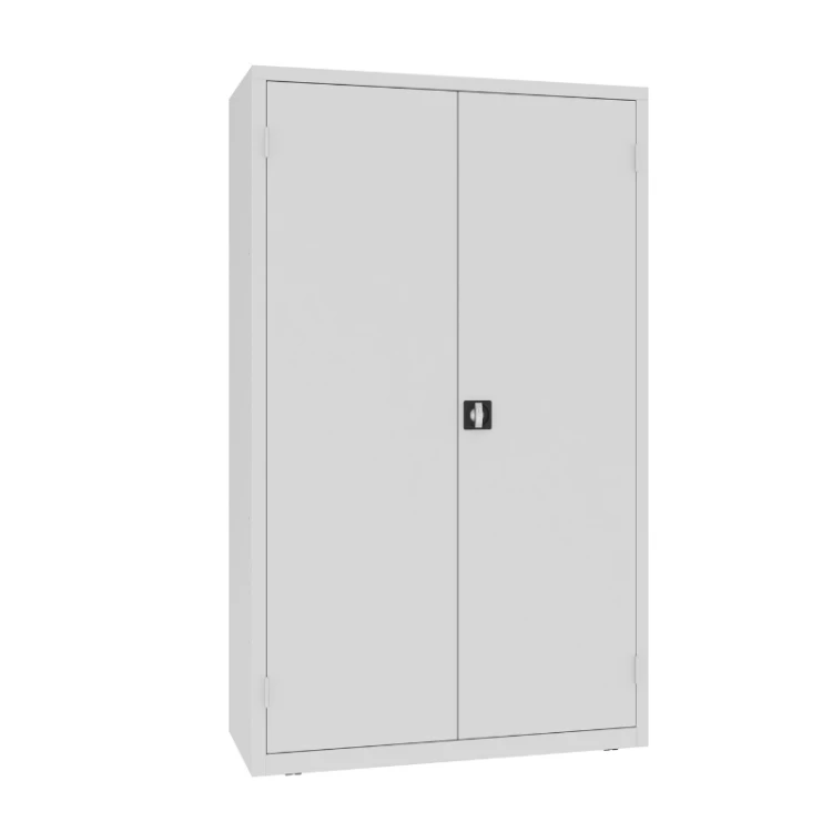 Zamknięta szafa warsztatowa dzielona MSW212/5-30 Malow 1990x1200x500 mm – wysoka szeroka szafa metalowa z 6 półkami i 2 blokami po 6 szuflad z darmową dostawą